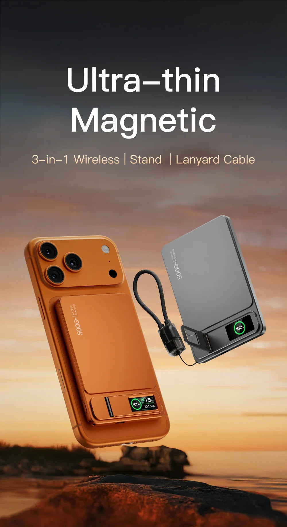 MagSafe Power Bank 15W Wireless Charging