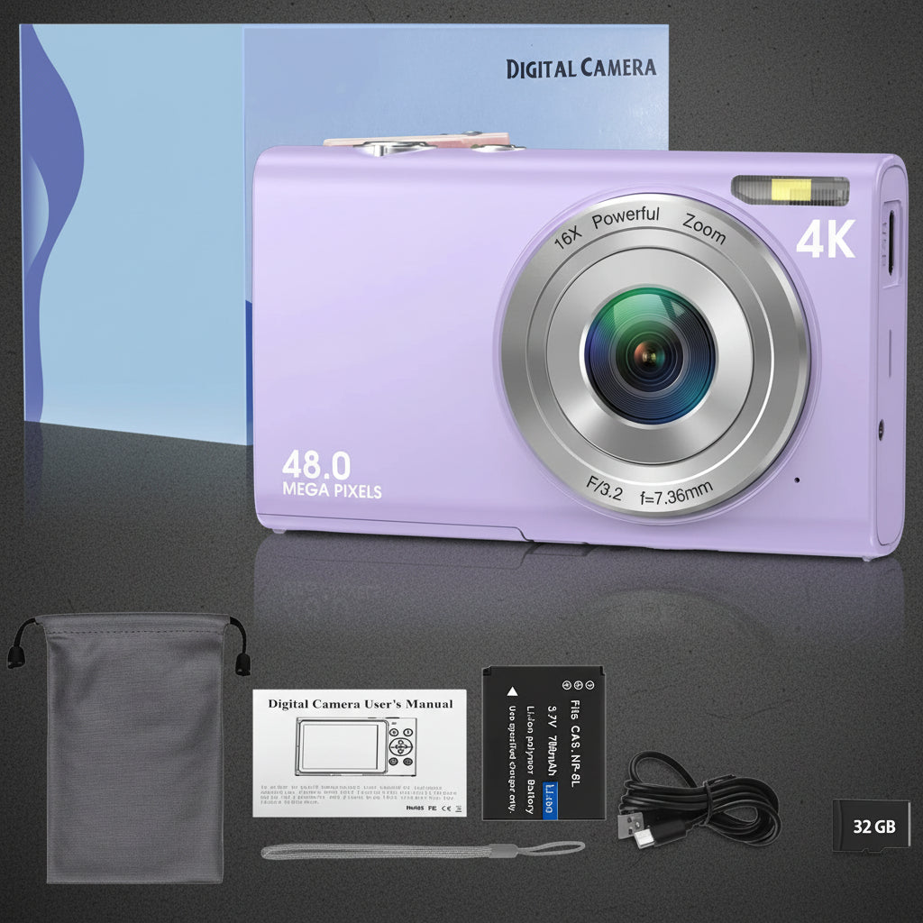 Appareil photo numérique 4K