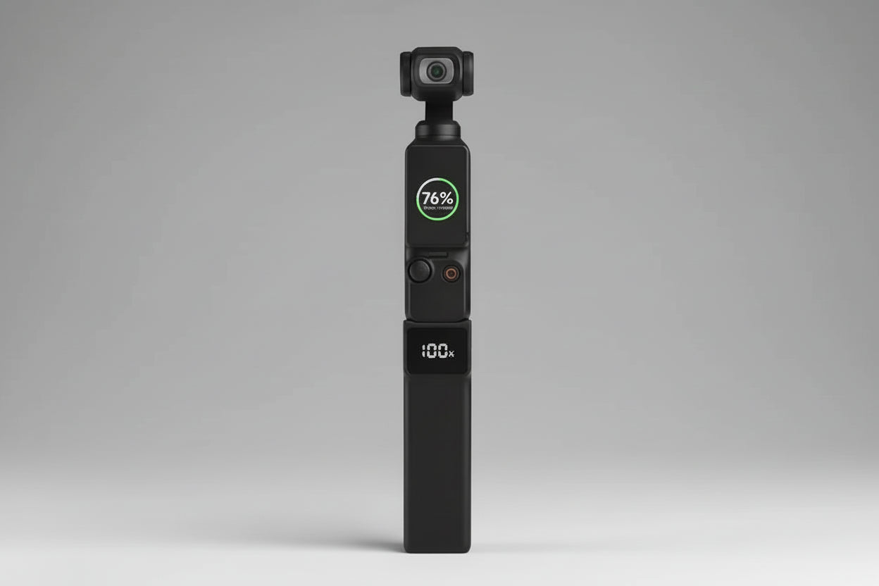 DJI Osmo Pocket 3 Battery Handle — 5,000 mAh, 180 min Battery Life